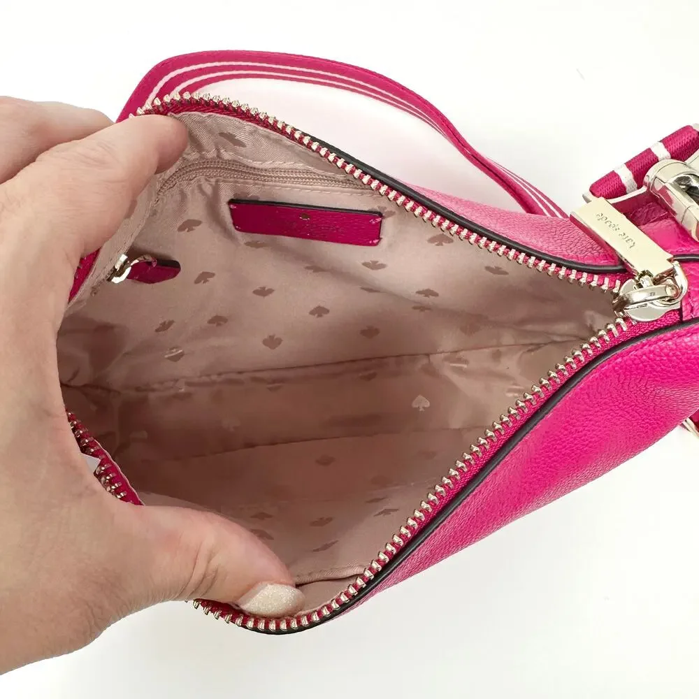 Kate Spade Rosie Small Crossbody Purse Festive Pink Leather wkr00630